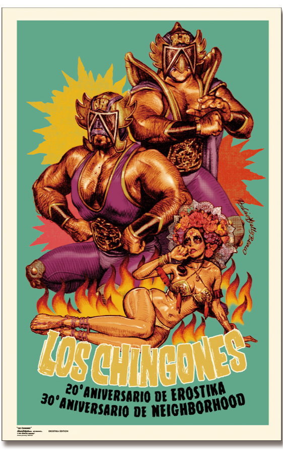 NH x EROSTIKA Screen Print Poster NH x EROSTIKA Screen Print Poster