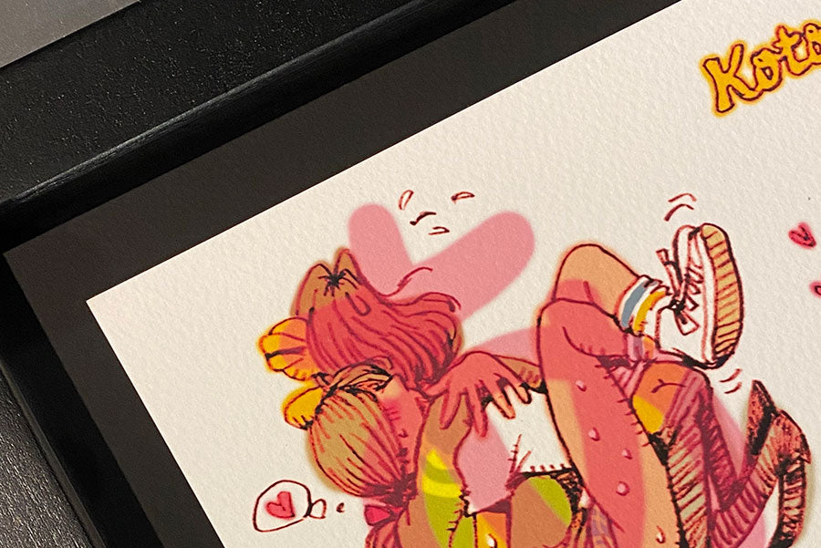 “KOTODAMA 四十八手” Giclee Print w/Frame (FRAMED)
