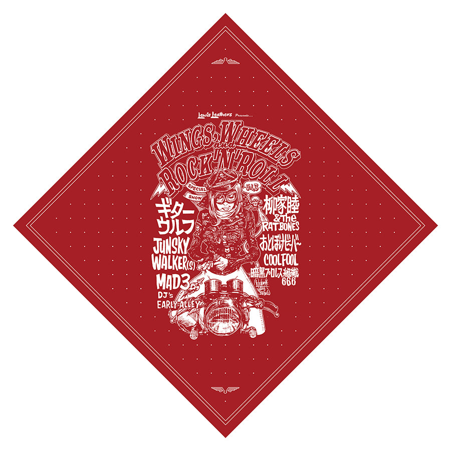 "WINGS,WHEELS,and ROCK’N’ROLL Vol.3" Bandana