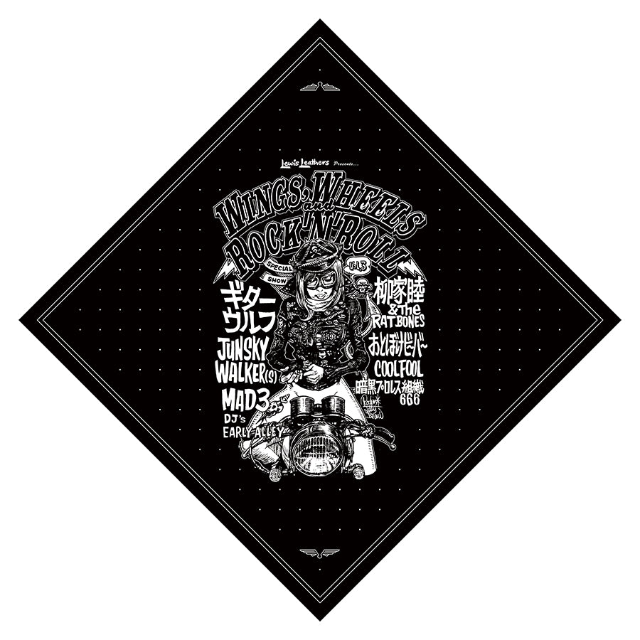 "WINGS,WHEELS,and ROCK’N’ROLL Vol.3" Bandana
