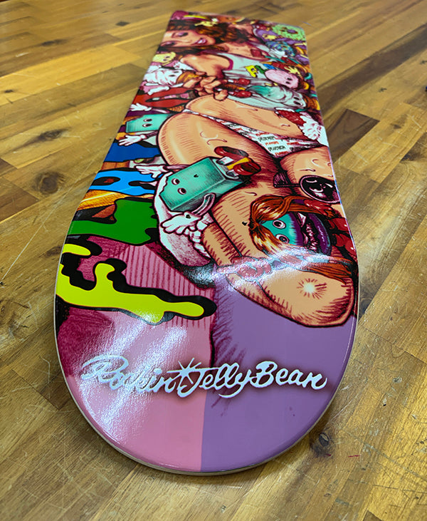 “FLAVORS x Rockin'Jelly Bean”  Skate Deck