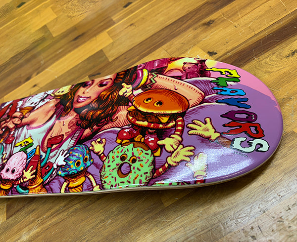 “FLAVORS x Rockin'Jelly Bean”  Skate Deck