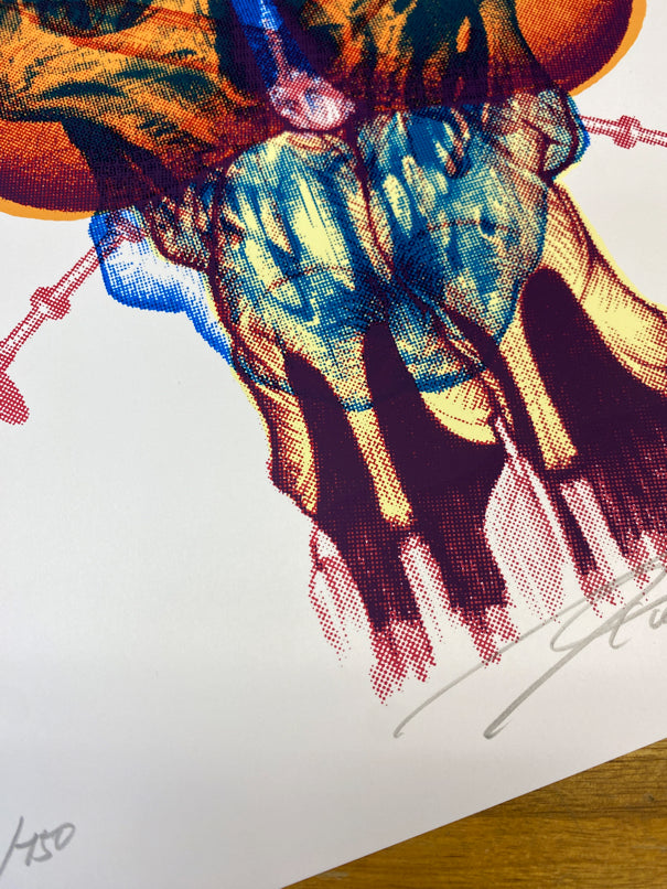 "TRASH BRAIN" Silk Screen Print