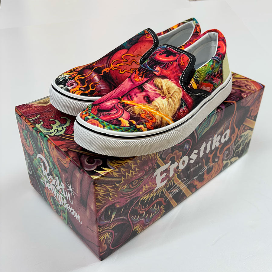 “Fujin Raijin” Slip-on shoes