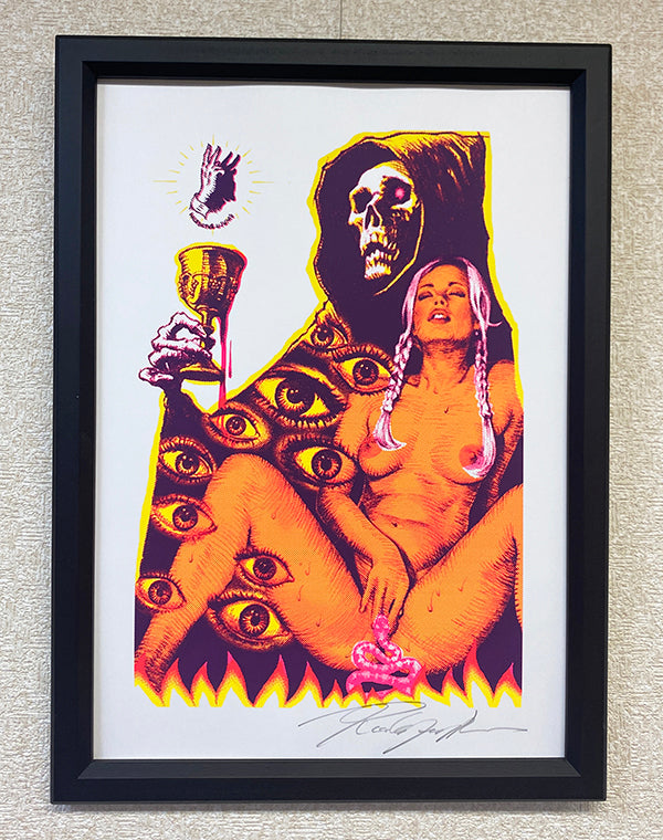 "ONE ROOM SEX SABBATO " Silk Screen Print