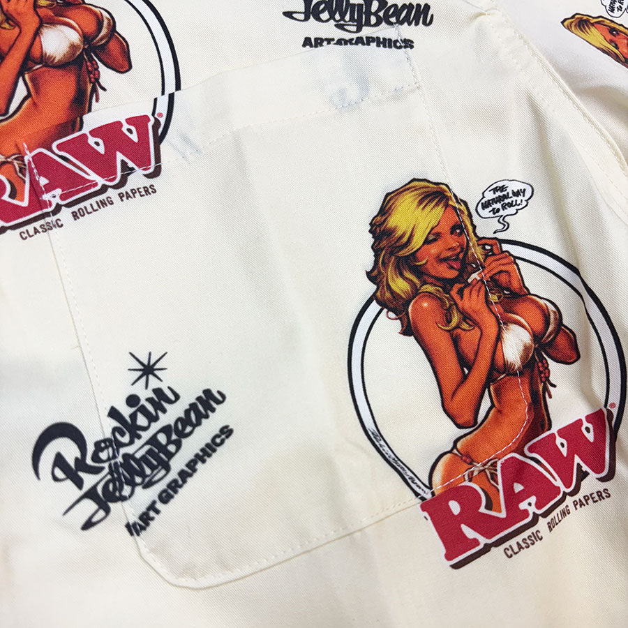 "RAW GIRL"” Open Shirt