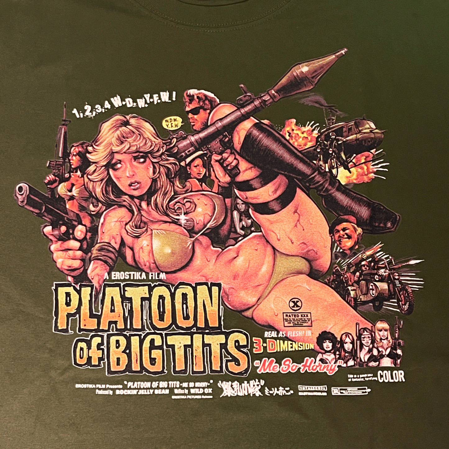 Platoon of Big Tits” T-shirt