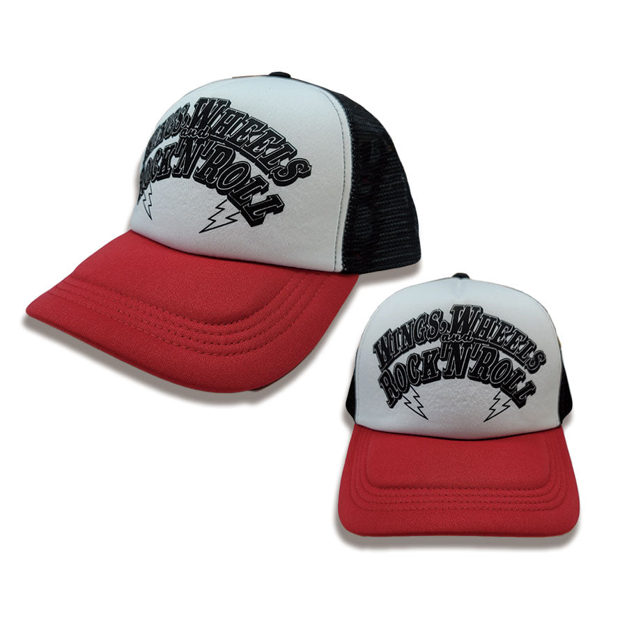 "WINGS,WHEELS,and ROCK’N’ROLL" Mesh Cap