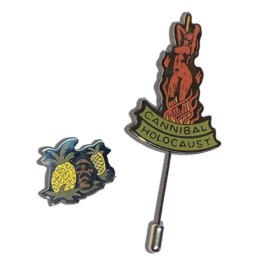 “HEAD FOR YACUMO” HAT PIN SET