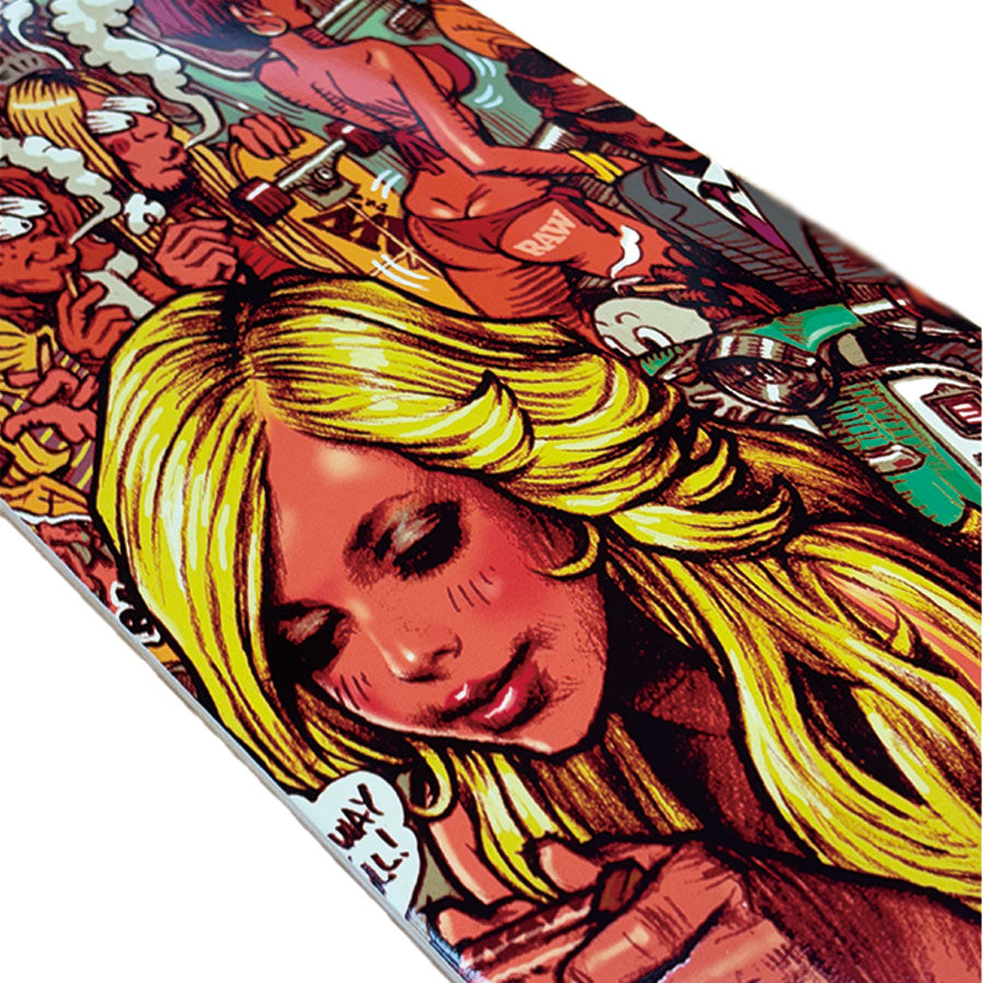 "RAW GIRL Summer" Skate Deck