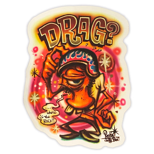 "MR.Drag?" Vinyl Sticker