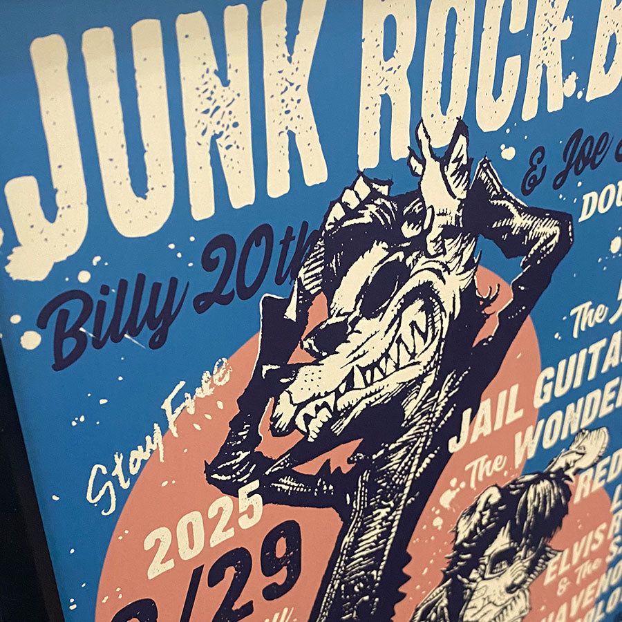 "JUNK ROCK BABY" OFFSET POSTER