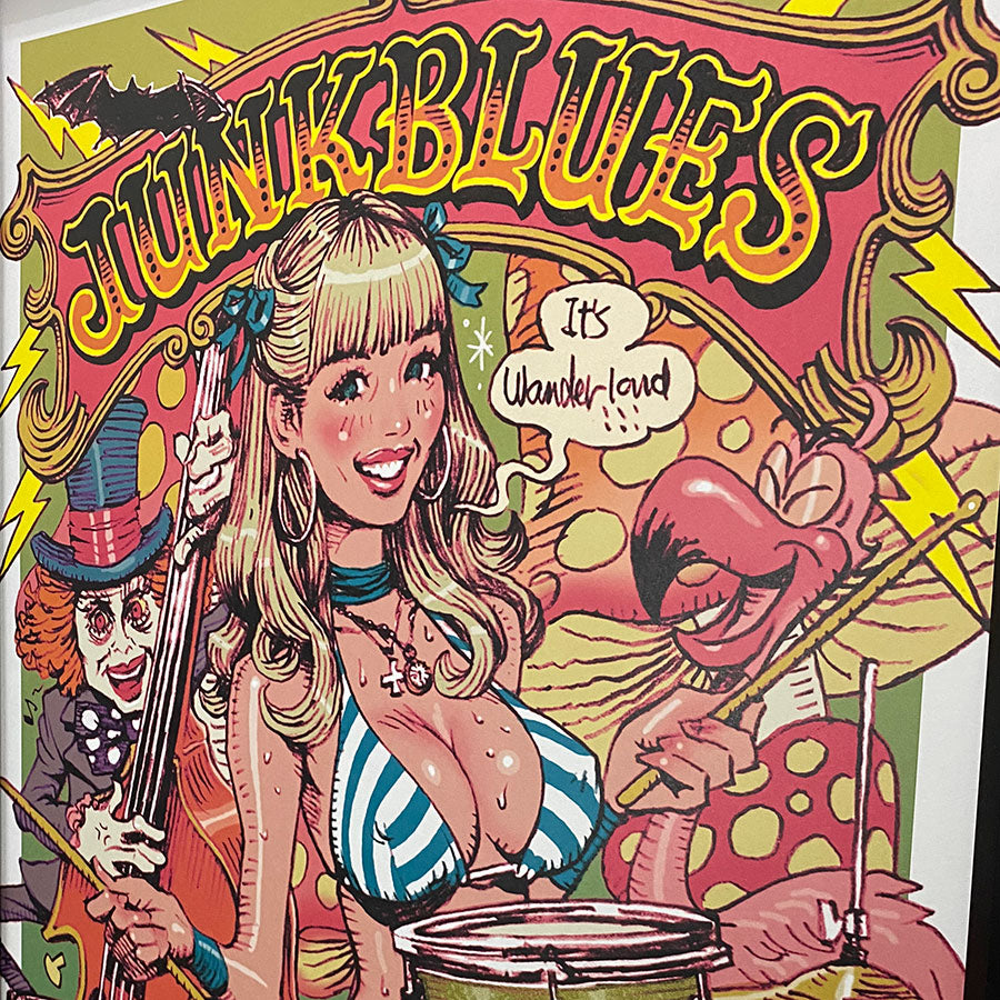 “JUNK BLUES x Rockin’Jelly Bean” OFFSET POSTER