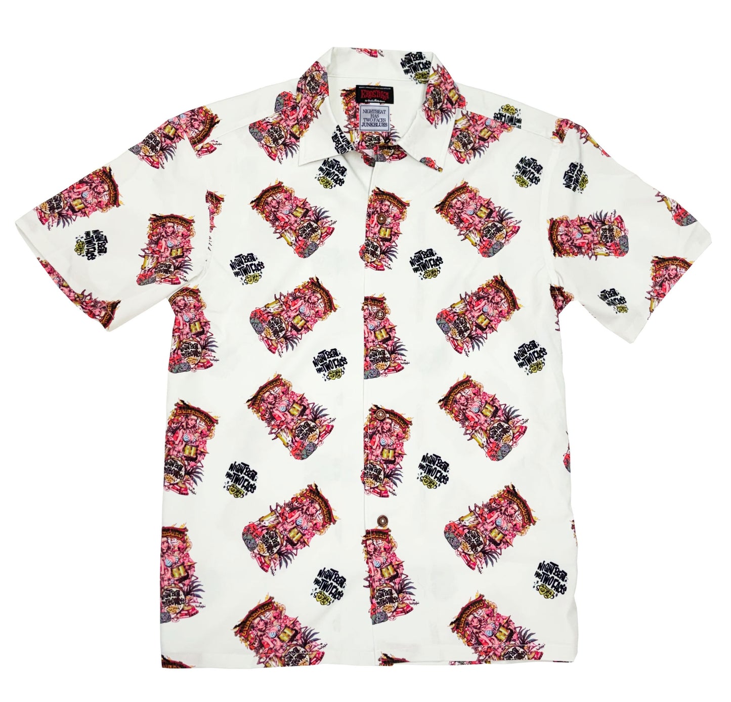 “JUNK BLUES x Rockin’Jelly Bean” Open Shirt