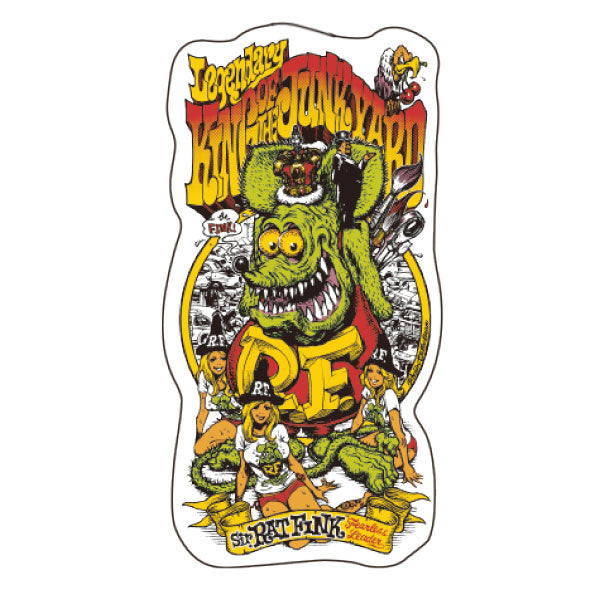 “KING OF JUNKYARD” VINYL STICKER