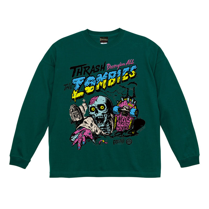 "NEVER TRUST THE ZOMBIES" LONG SLEEVE T-SHIRT