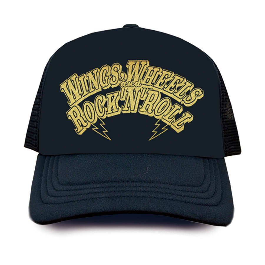 "WINGS,WHEELS,and ROCK’N’ROLL" Mesh Cap