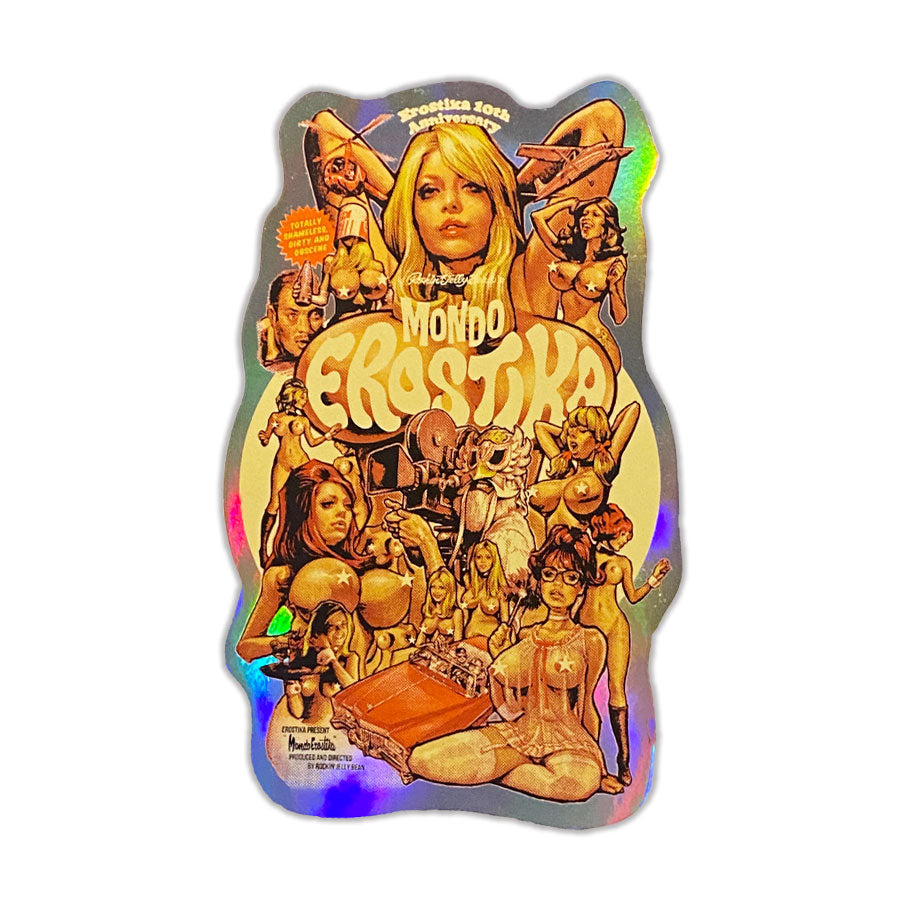 "MONDO EROSTIKA" STICKER