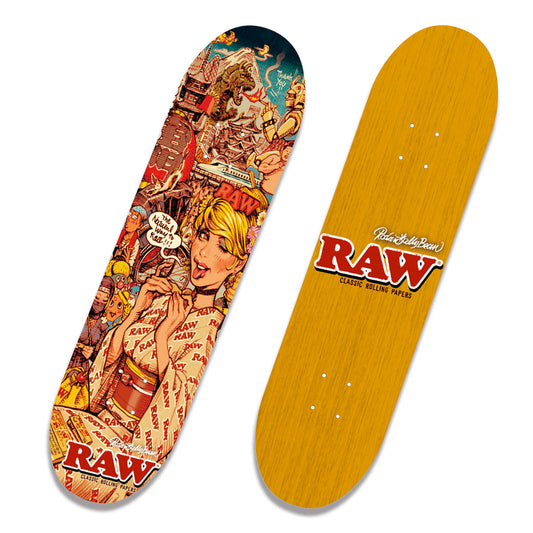 "RAW GIRL Japanesque " Skate Deck