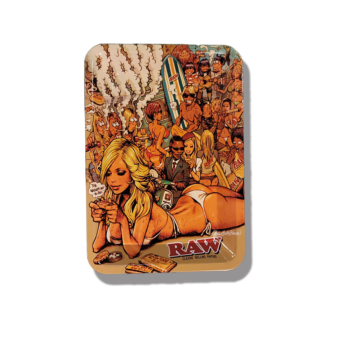 "RAW Summer Girl" Metal Tray