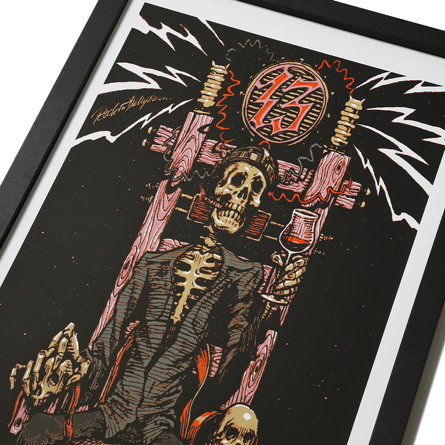 BLACK RUDE NIGHT SILKSCREEN POSTER