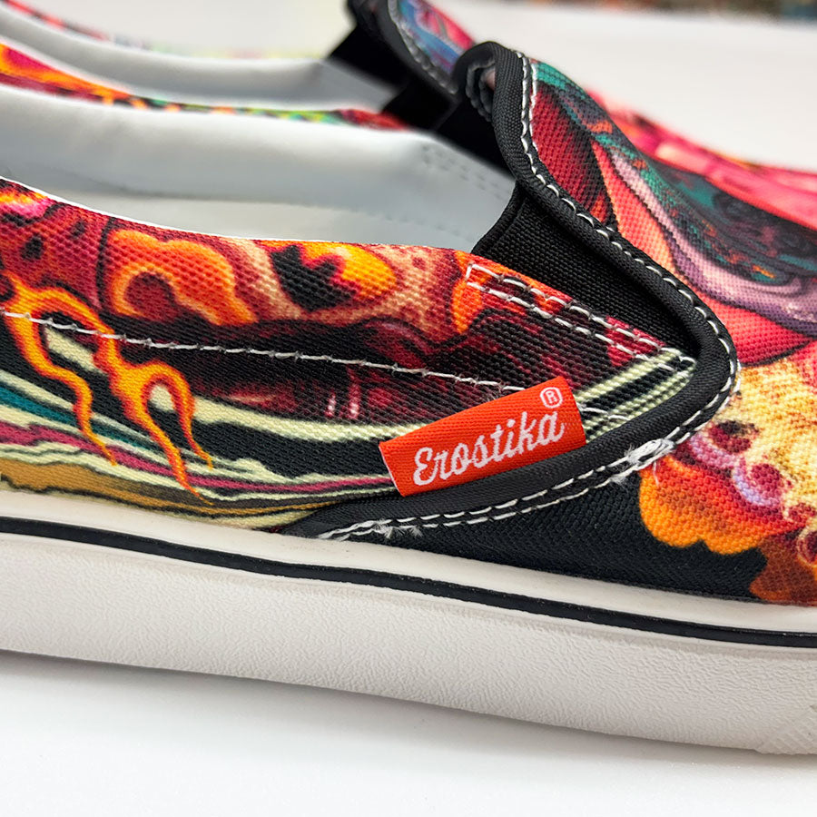 “Fujin Raijin” Slip-on shoes