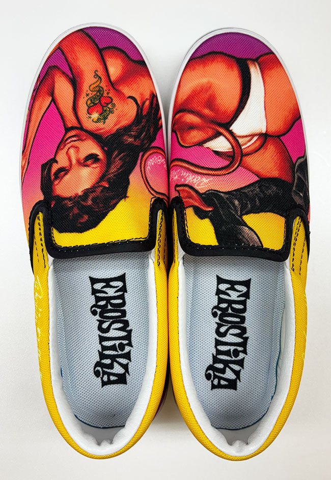 “Evil Valentine” Slip-on shoes
