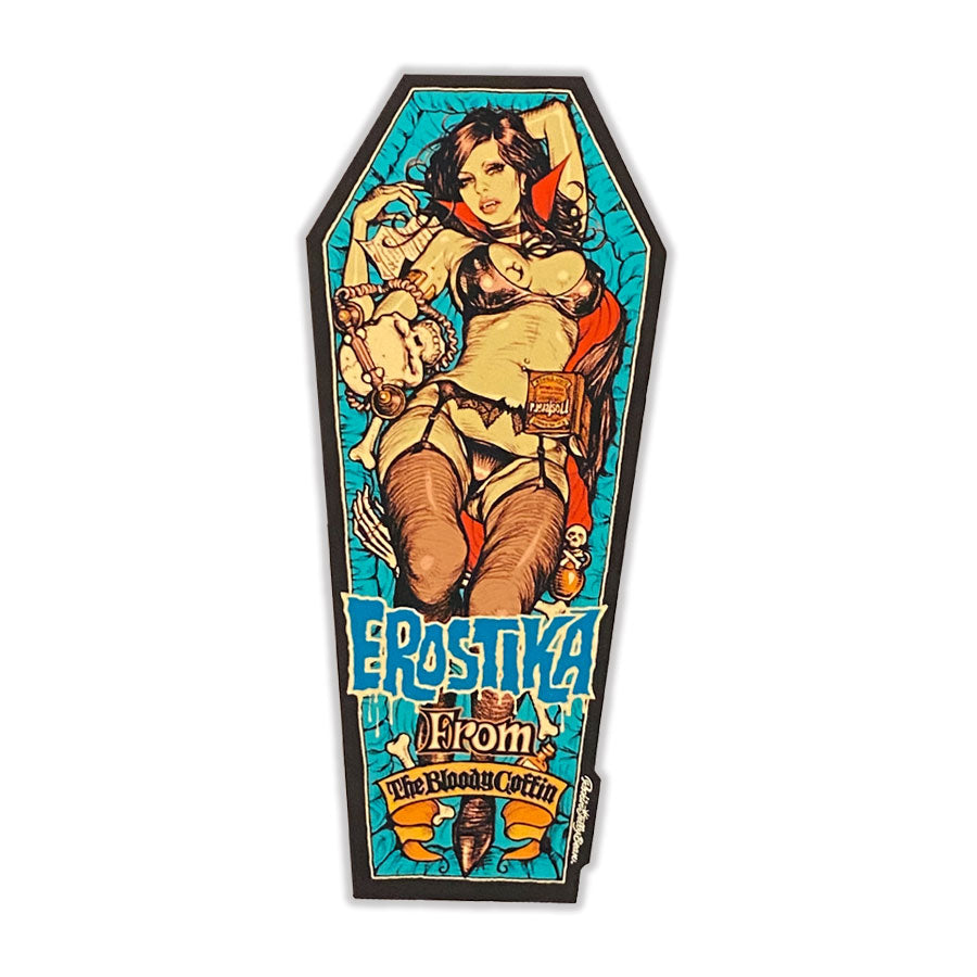 "VAMPIRE OF EROSTIKA" STICKER