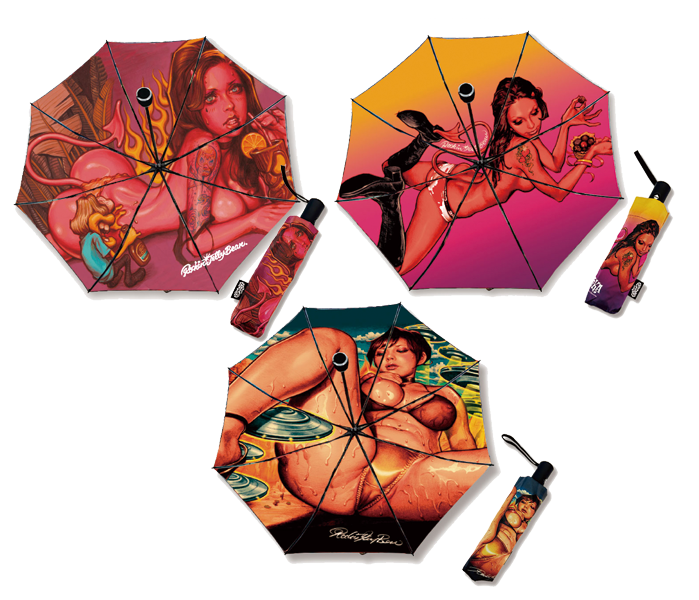 ロッキンジェリービーン MARTIAN vs YOUNG PUSSY 折り畳み傘 Rockin'Jelly Bean Automatic Folding Umbrella – EROSTIKA