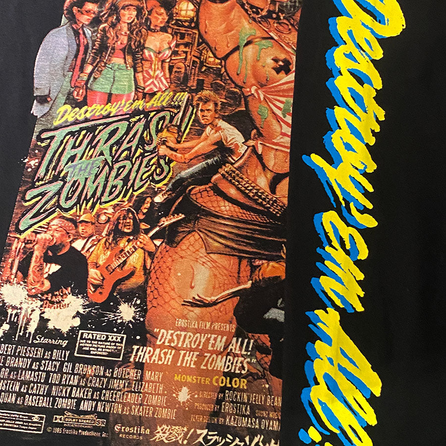 "Destroy'em All! Thrash the Zombies"  LS T-shirt