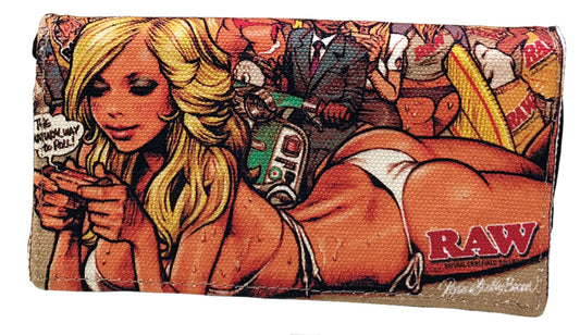 "RAW x Rockin'Jelly Bean" Cigarette Pouch