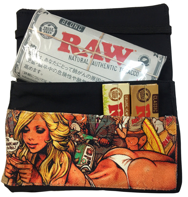 "RAW x Rockin'Jelly Bean" Cigarette Pouch