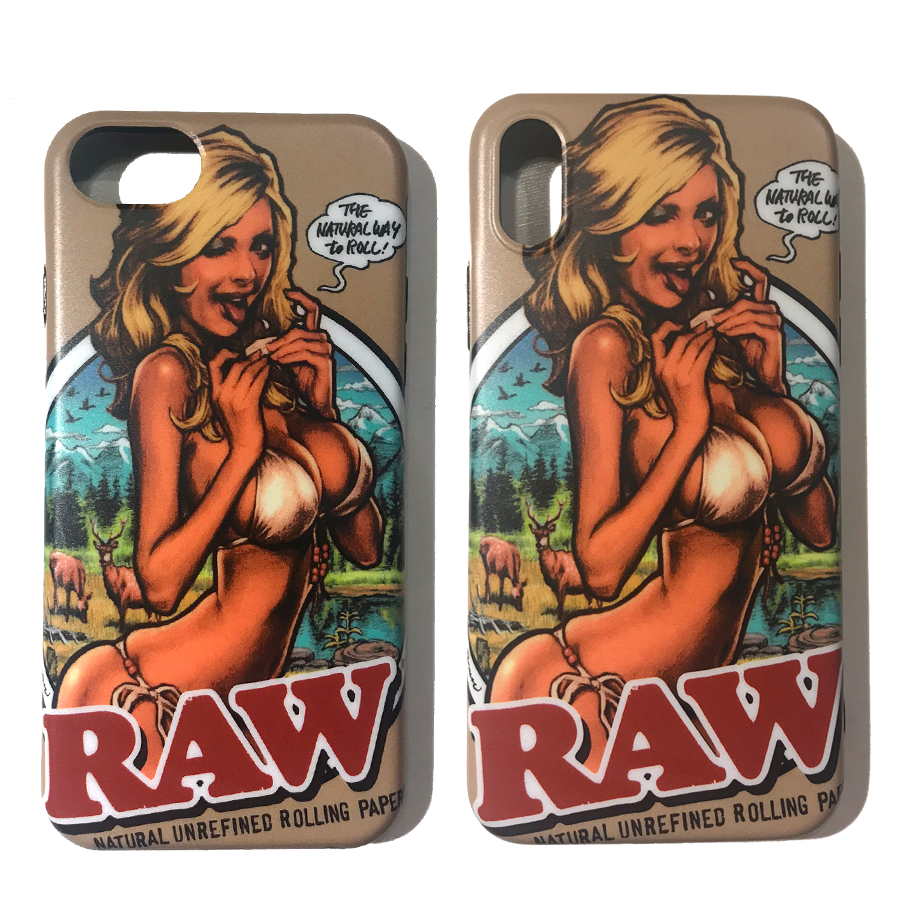 "RAW GIRL" iPhone Case