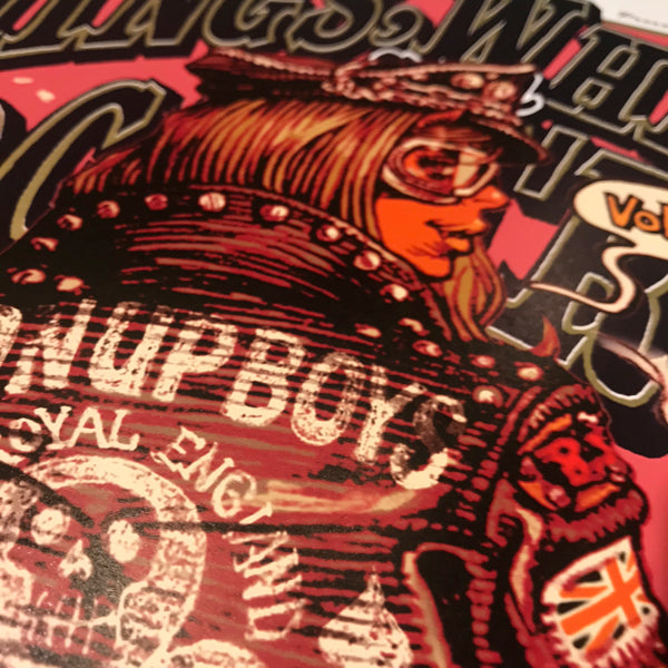 "Wings, Wheels and Rock'n'Roll vol.2" Offset Print Poster