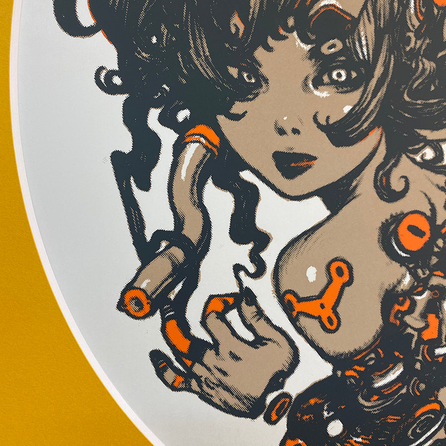 “Teradaki Special Edition” Silk Screen Print w/Frame