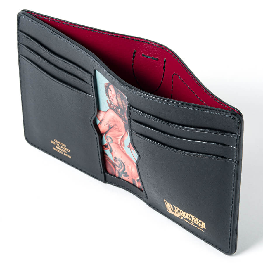 "Rockin'Jelly Bean x METAL JACKET" SHORT WALLET w/coin pocket