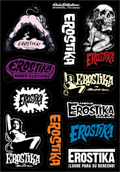 "EROSTIKA LOGO" Sticker Sheet