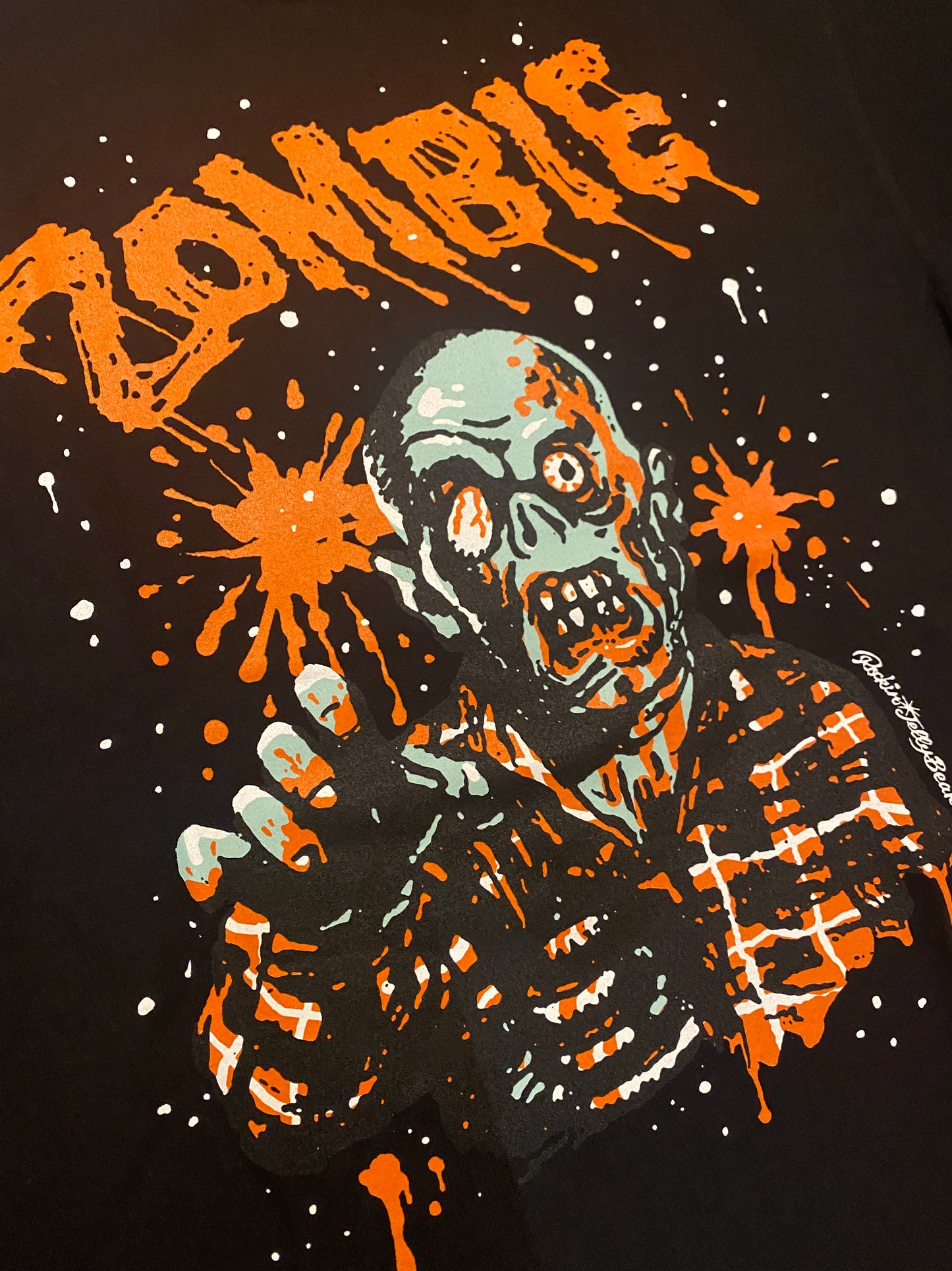 "PLAID SHIRT ZOMBIE" T-SHIRT