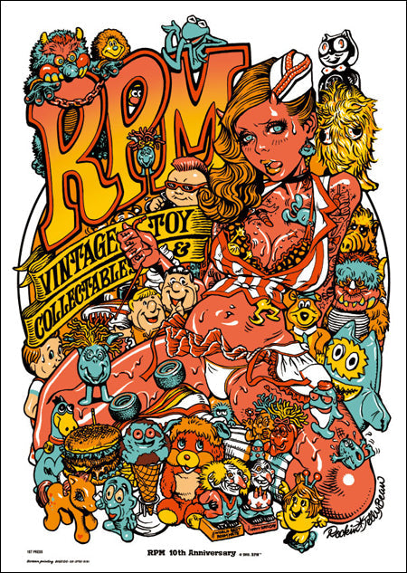 "RPM 10th Anniversary" Silk Screen Print / Offset Print