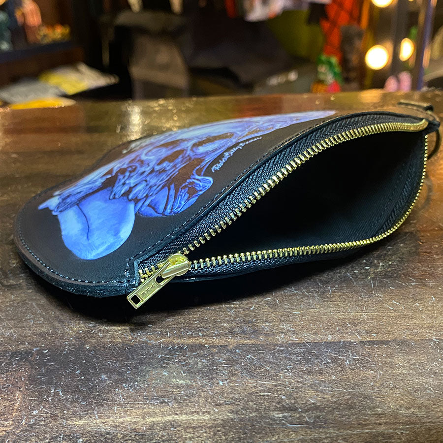 “PARIS NOIR” LEATHER POUCH