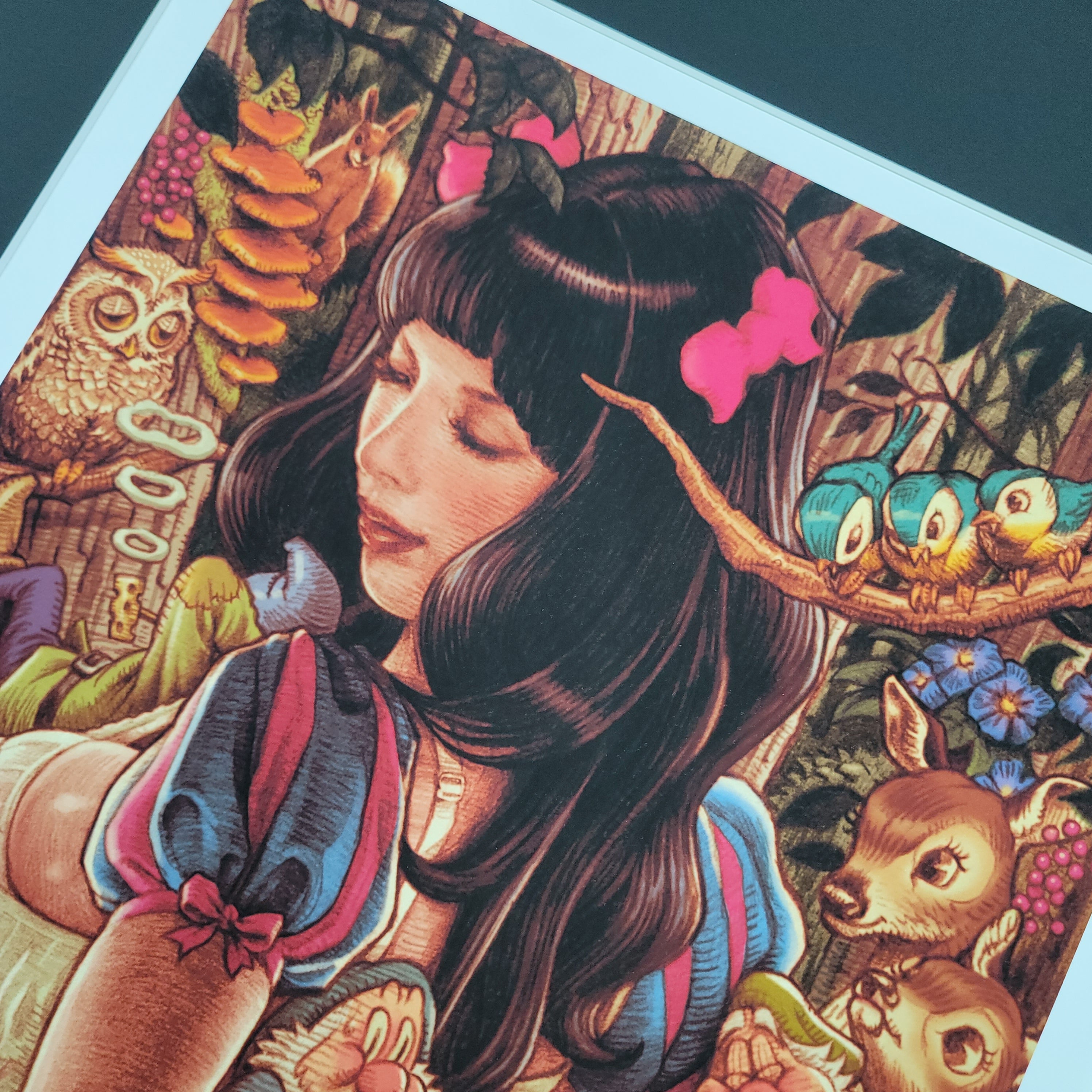 ロッキンジェリービーン　複製画 Queen Of The Wild Forest 3 