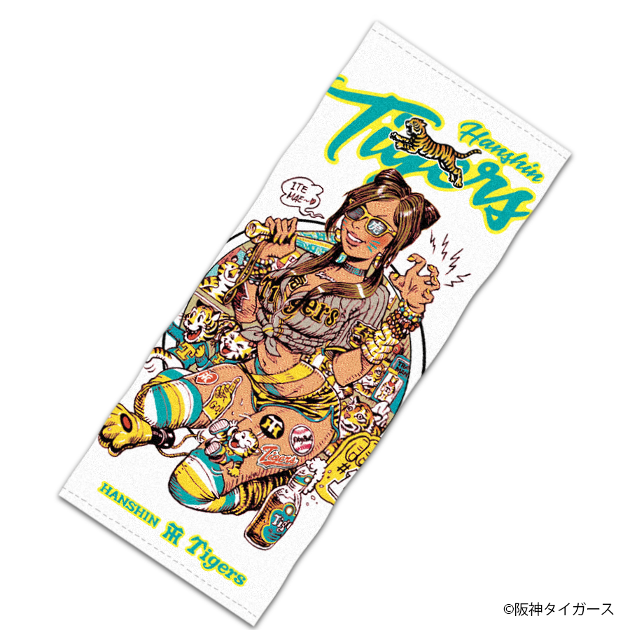 "阪神タイガースxRockin'Jelly Bean" フェイスタオル