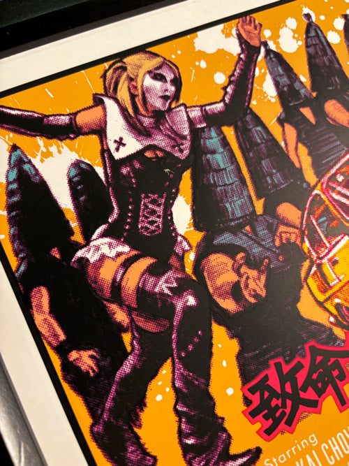 ポスター DEADLY KUNG-FU GIRL Silk Screen Print DEADLY KUNG-FU GIRL
