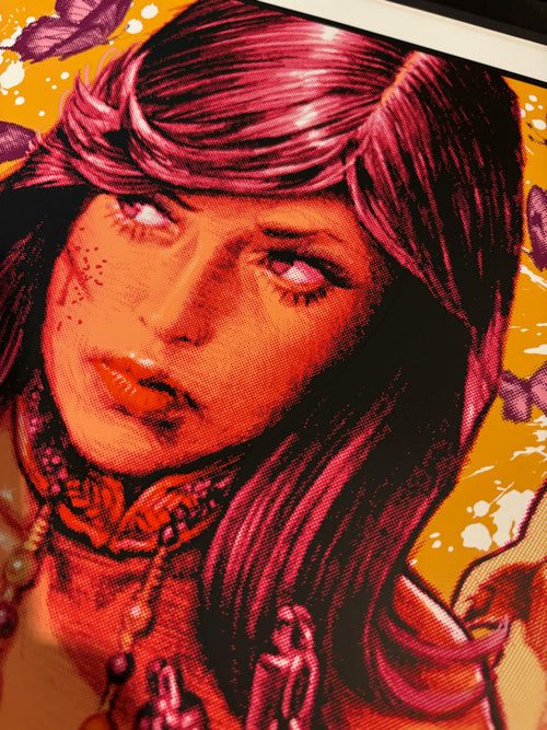 "DEADLY KUNG-FU GIRL" Silk Screen Print (1st)