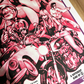 “PUSSYCAT ON MOTORCYCLES” screen print poster