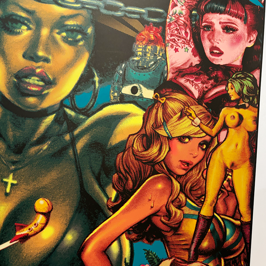 “HORROR,SEX and VIOLENCE” screen print poster 3rd