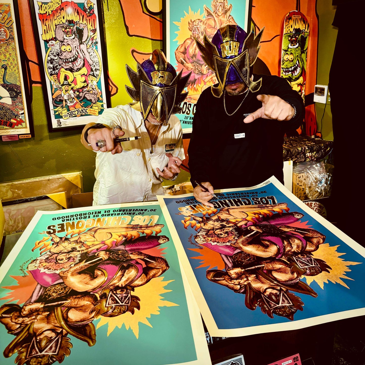 LOS CHINGONES PROP MASK (RJB Version)