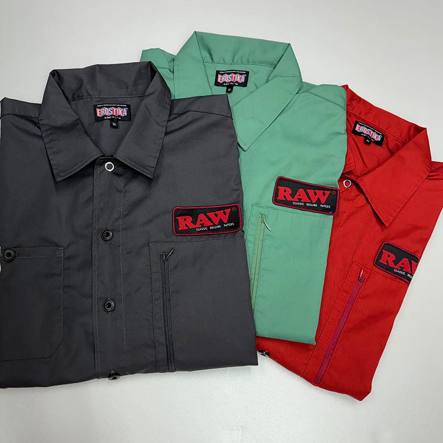 "RAW GIRL" WORK SHIRT