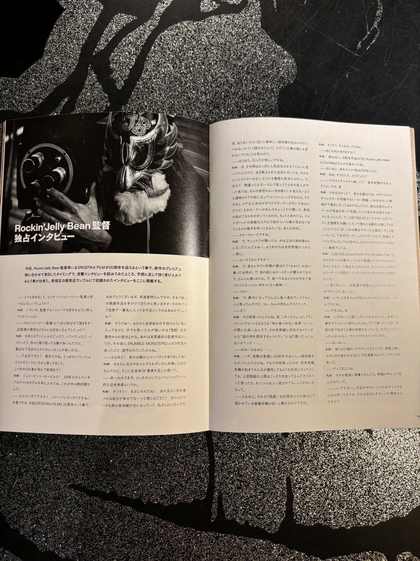 『HORROR, SEX and VIOLENCE』BOOKLET