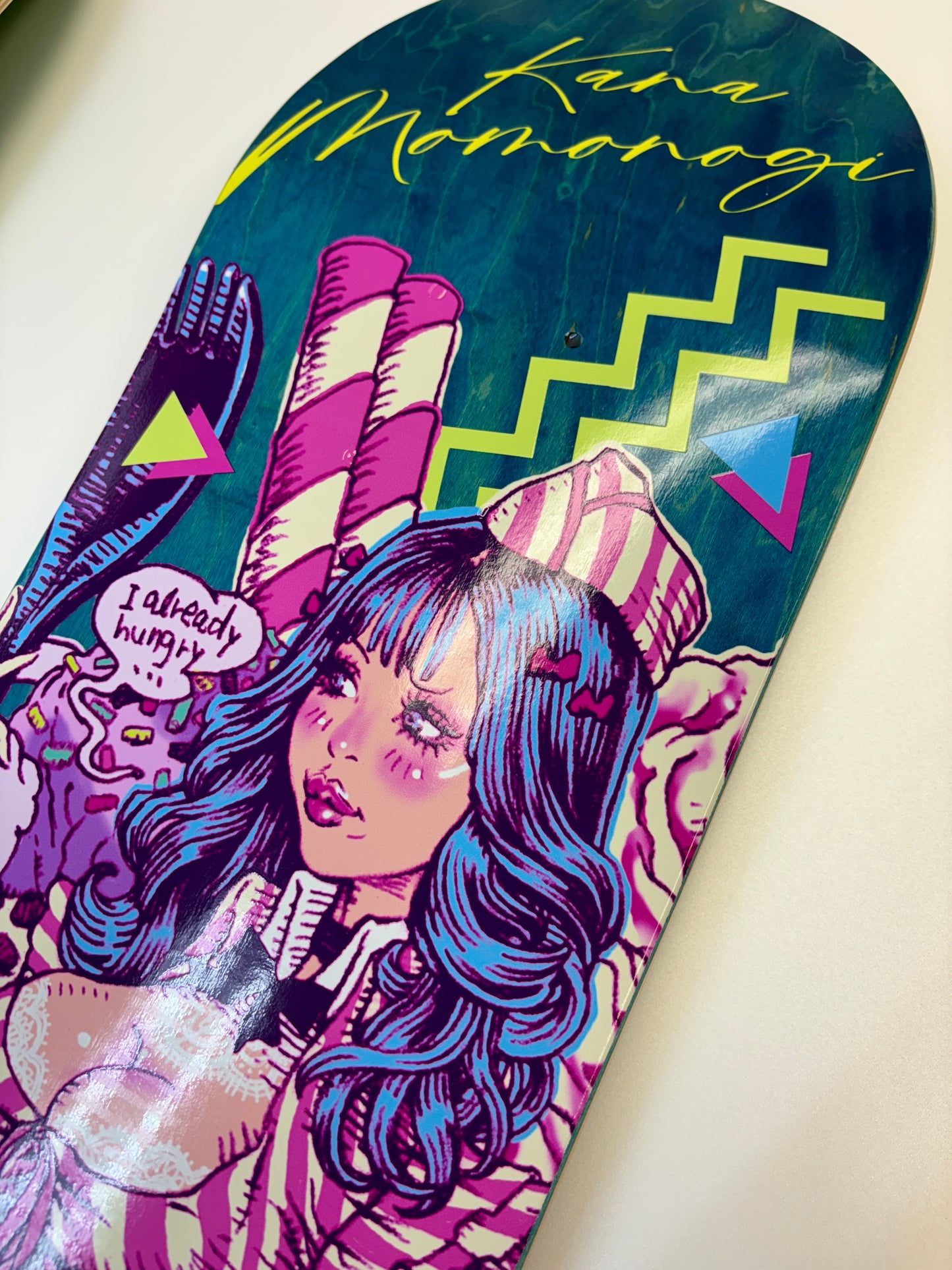 “Kana Momonogi x Rockin'Jelly Bean” Skate Deck